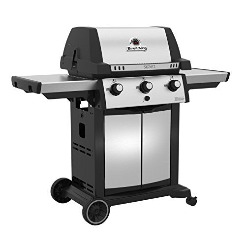 Broil King Signet 320 Cast-Aluminum 3 Burner Liquid Propane Gas Grill