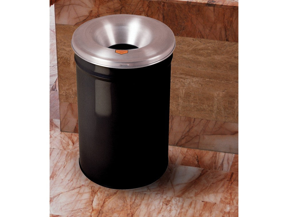 Justrite 55 Gallon, Cease-Fire® Waste Receptacle, Safety Drum Can With Aluminum Head