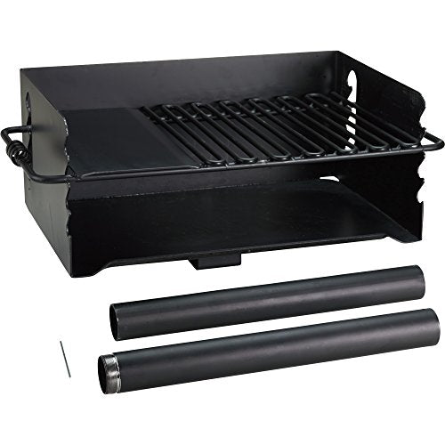 Pilot Rock Heavy-Duty Jumbo Steel Park-Style Charcoal Grill -24 1/4in. x 16 1/8in. Model Number CBP-247