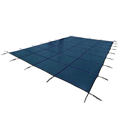 YARD GUARD Deck Lock 20 x 40 Foot Rectangle Mesh Swimming Pool Safety Cover