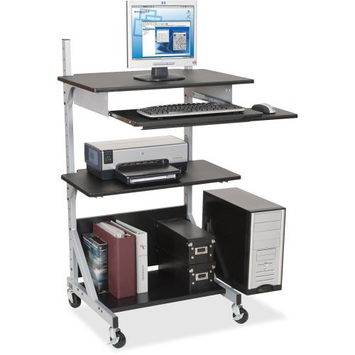 Balt MooreCo Alekto-3 Totally Adjustable Workstation, Rectangle Top - 52