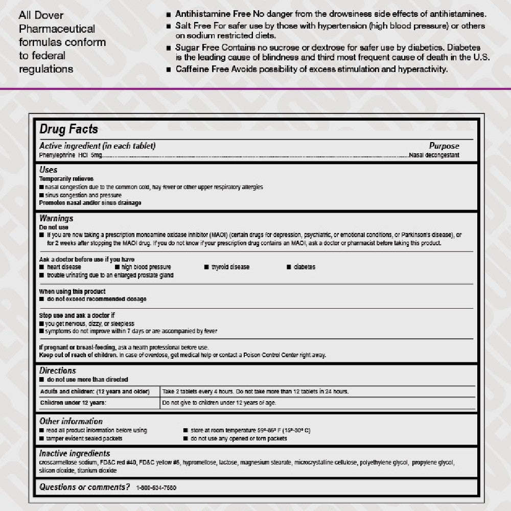 Medique Sudanyl PE Sinus Decongestant - (250x2/box - 8 Boxes)