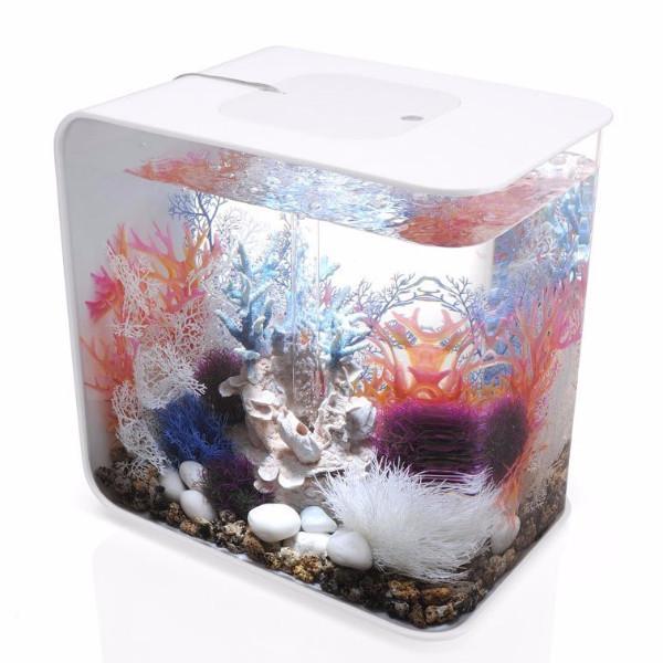 biOrb Flow 30L / 8 Gallon All-in-One Acrylic Aquarium Kit with LED Light