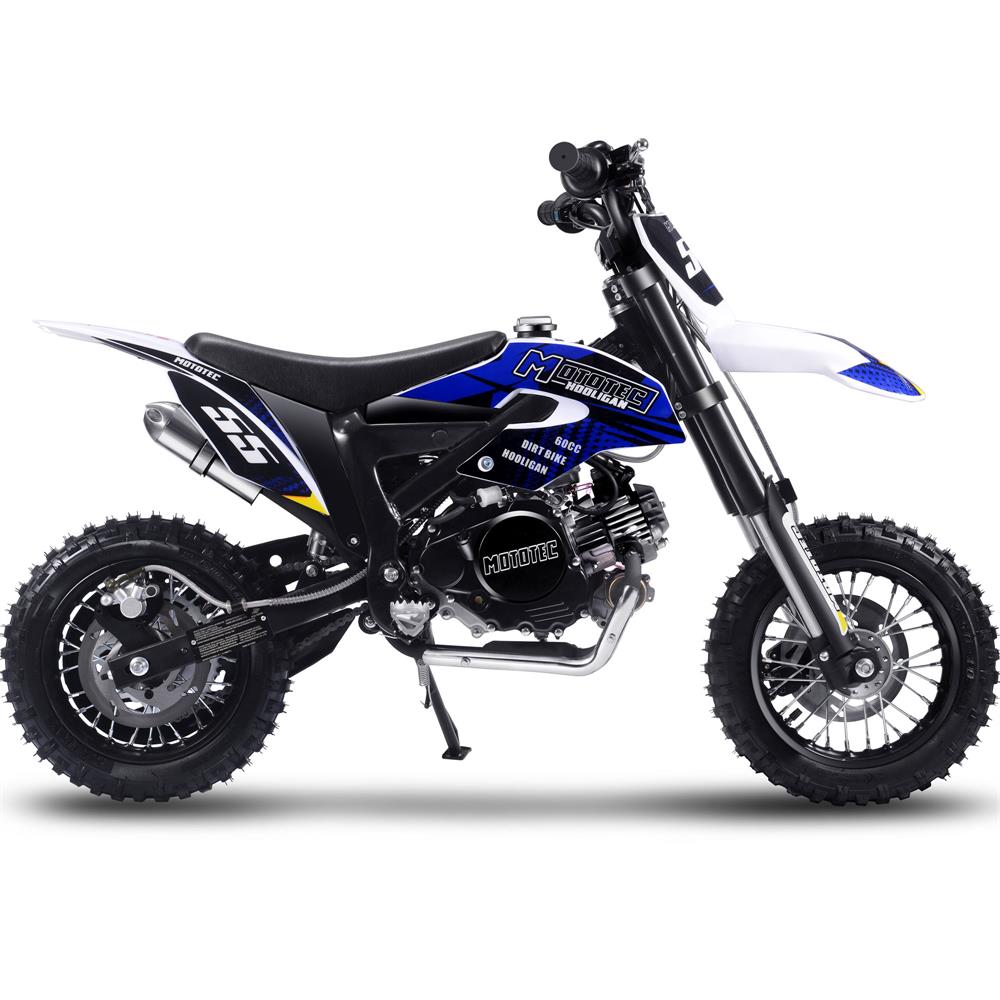 Mototec 60cc 4-Stroke Hooligan Kids Gas Dirt Bike