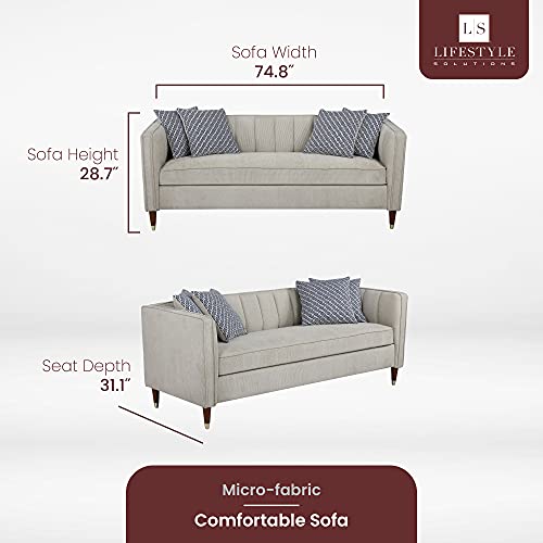 Lifestyle Solutions Lilac Sofas, 74.8
