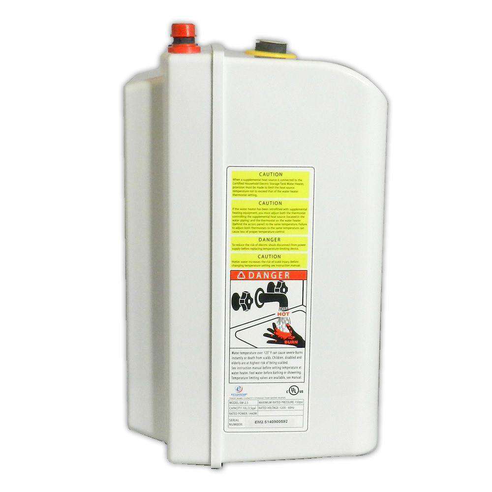 Eccotemp EM-2.5 2.5 Gallon Mini Tank Water Heater Manufacturer RFB