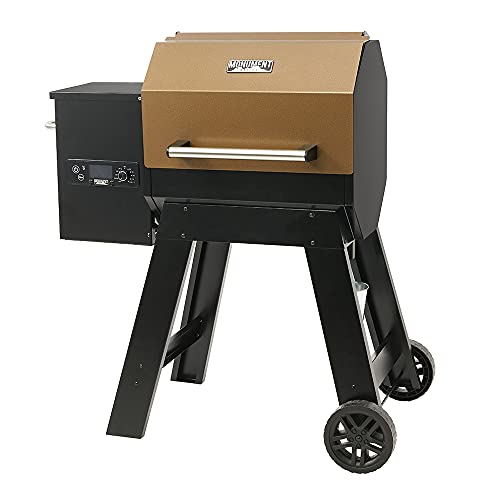 Monument Grills Octagonal Column Portable Wood Pellet Grill Indoor and Outdoor Smoker ，Sturdy ，Heat Insulation，530 Sq-In Cooking Area