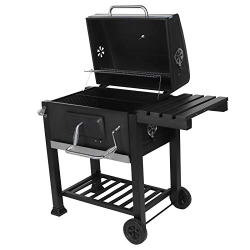 Deror Barbecue Grill, Portable Barbecue BBQ Charcoal Grill Tools for Outdoor Garden Courtyard Camping Hiking Picnic