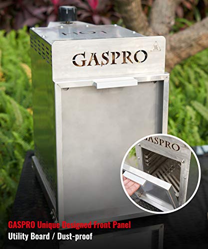 GASPRO 1500℉ Quick Cooking Propane Infrared Steak Grill with Foldable Dustproof Panel, 304 Stainless Steel, CSA Certified
