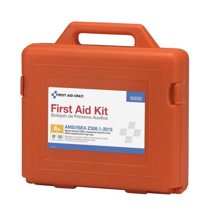 First Aid Only 50 Person Bulk Weatherproof First Aid Kit, ANSI Compliant (Case Of 3)