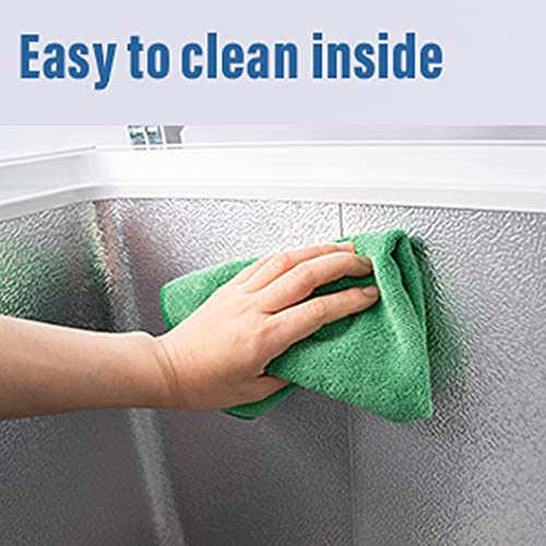 ANLONGLI 150 liters Large Capacity Refrigerator, Top Open Door Freezing Machine for Home and Kitchen/Dorm/Bar/Office, 7 Temperature Settings 5 cu.ft