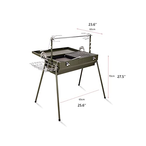 QIAOLI BBQ Grill Outdoor Portable Barbecue Grill Charcoal Barbecue Grill Multifunctional for Camping Barbecue Grill BBQ Stove