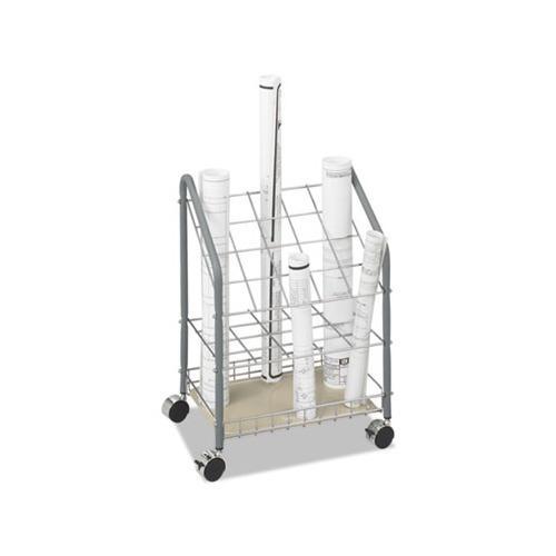 Safco Wire Roll/File, 20 Compartments, 18w x 12-3/4d x 24-1/2h, Gray