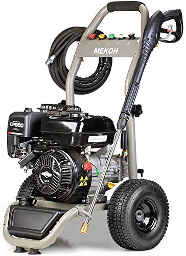 MEKOH Gasoline Powered Pressure Washer 3000PSI and 2.4GPM 6.5HP Power Engine 208CC Ideal for Homeowners and Semi-Commercial Use
