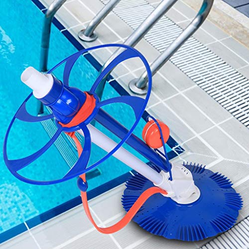 Upgraded Automatic Pool Cleaner Inground Above Ground Suction Swimming Pool Sweeper Vacuum Cleaner with 12 3.28 Ft Hoses Blue