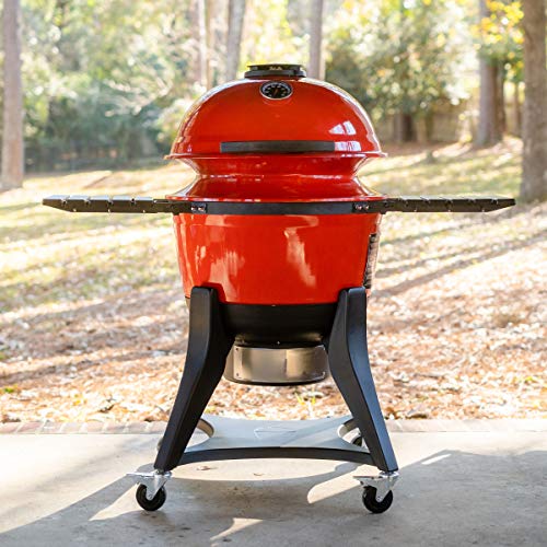 Kamado Joe KJ15040320 Kettle Joe 22 inch Charcoal Grill, Blaze Red