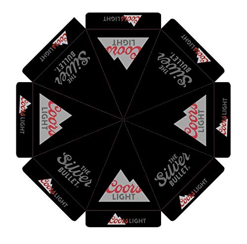 Coors Brewery Coors Light 9 Foot Beer Patio Umbrella Market Style