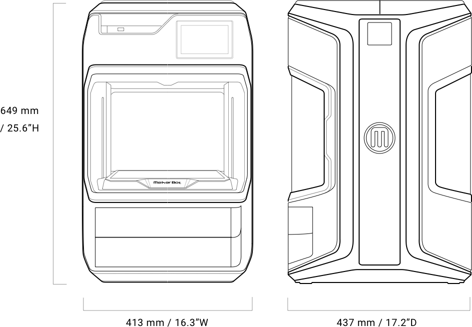 MakerBot Method X 3D Printer 17.2