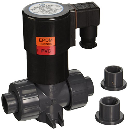 Hayward SV10050STE 1/2-Inch PVC NPD Design True Union Solenoid Valves with EPDM Seal and Socket/Threaded End Connection