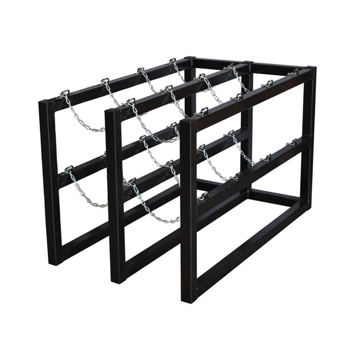 Justrite 2W X 4D Gas Cylinder Storage Rack | For 8 Cylinders