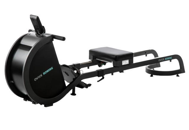 OVICX OS-ROWINGM-R100 Double Track Foldable Indoor Magnetic Rowing Machine With LCD Display New