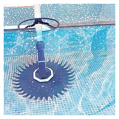 RAZIGI Automatic Pool Cleaner, Pool Vacuum with Powerful Suction, Swimming Pool Sweeper with 10 PCS 3.28FT Hose, Inground Above Ground Suction Pool Cleaner (Color : A)