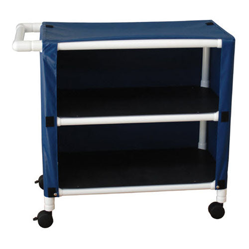 MJM Two Shelf Utility Linen Cart