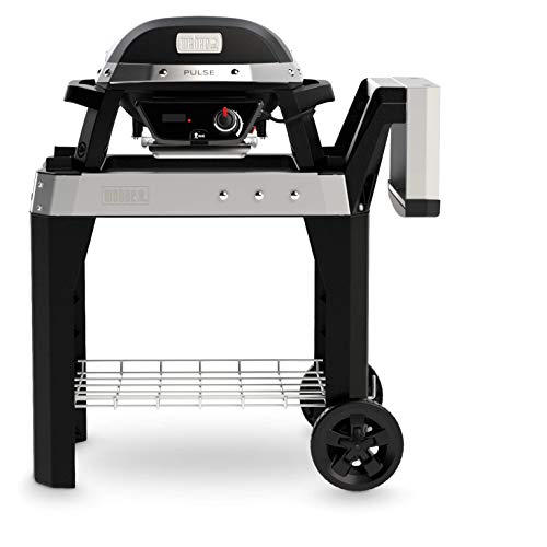 Weber 85012001 Pulse 2000 Cart Electric Grill, Black