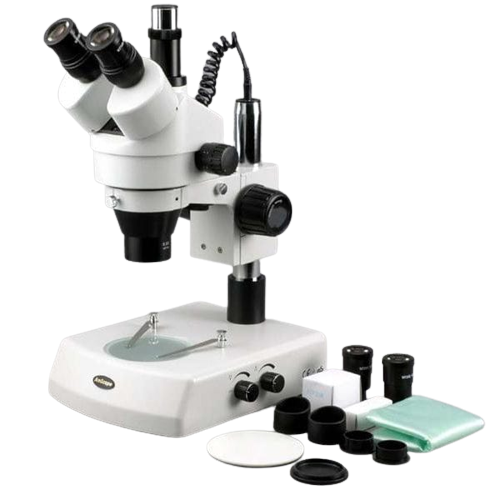 Amscope SM-2TZ-10M 3.5X - 90X Stereo Zoom Microscope with Dual Halogen Lights Plus 10MP Camera New