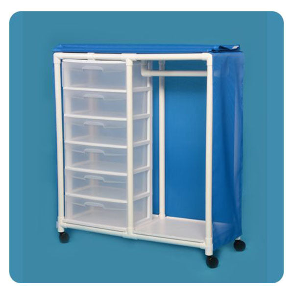 IPU Garment Rack with 6 Drawers