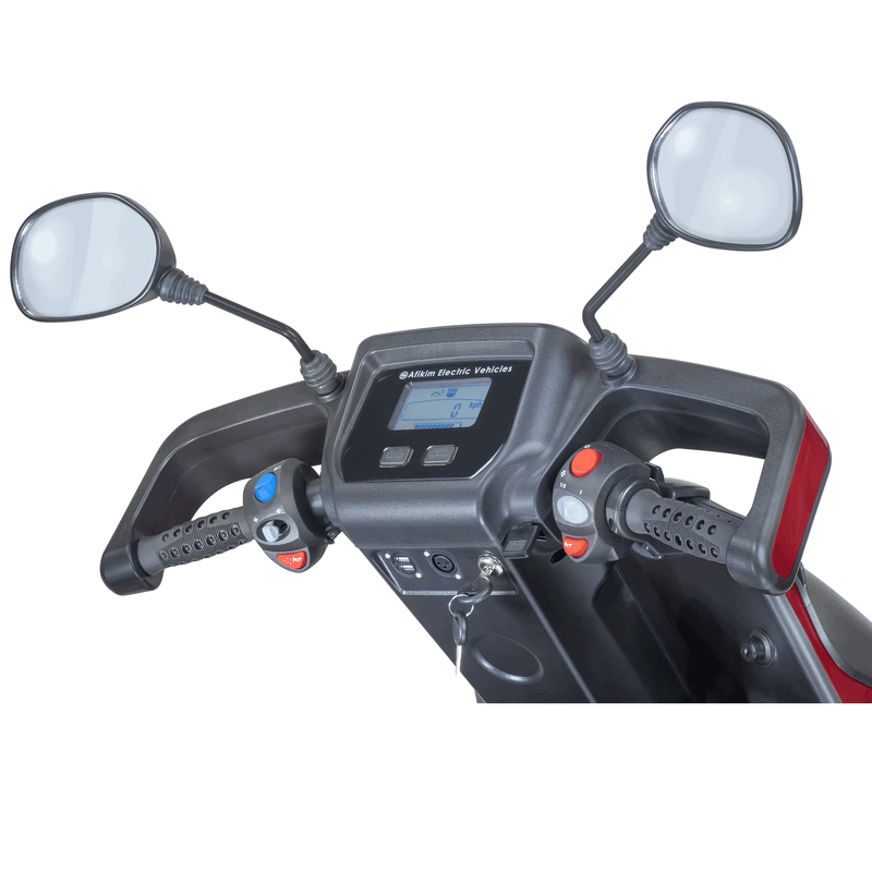 Afikim Afiscooter S4 4-Wheel Electric Mobility Scooter Grey New