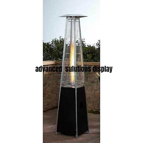 Hiland Patio Heater HLDS01-GTHG Propane 40000 BTU Quartz Glass Tube Bronze