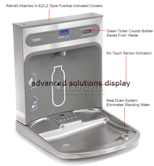 Elkay EZWSRK EZH2O Water Bottle Filling Retrofit Kit, Unfiltered