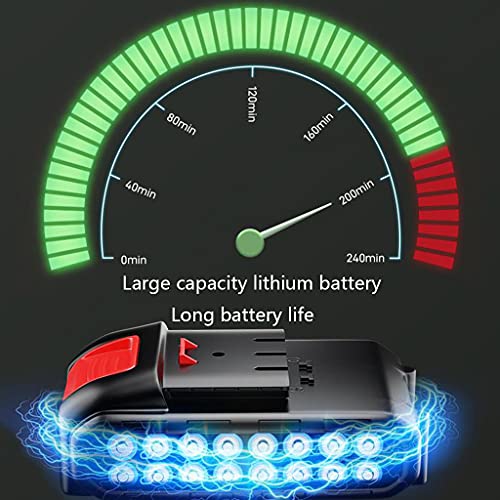 Electric Lawn Mower Small Household Lawn Mower Rechargeable Lawn mower-1600W-mowing/weeding/shrubs Easily Replace Manual Weeding