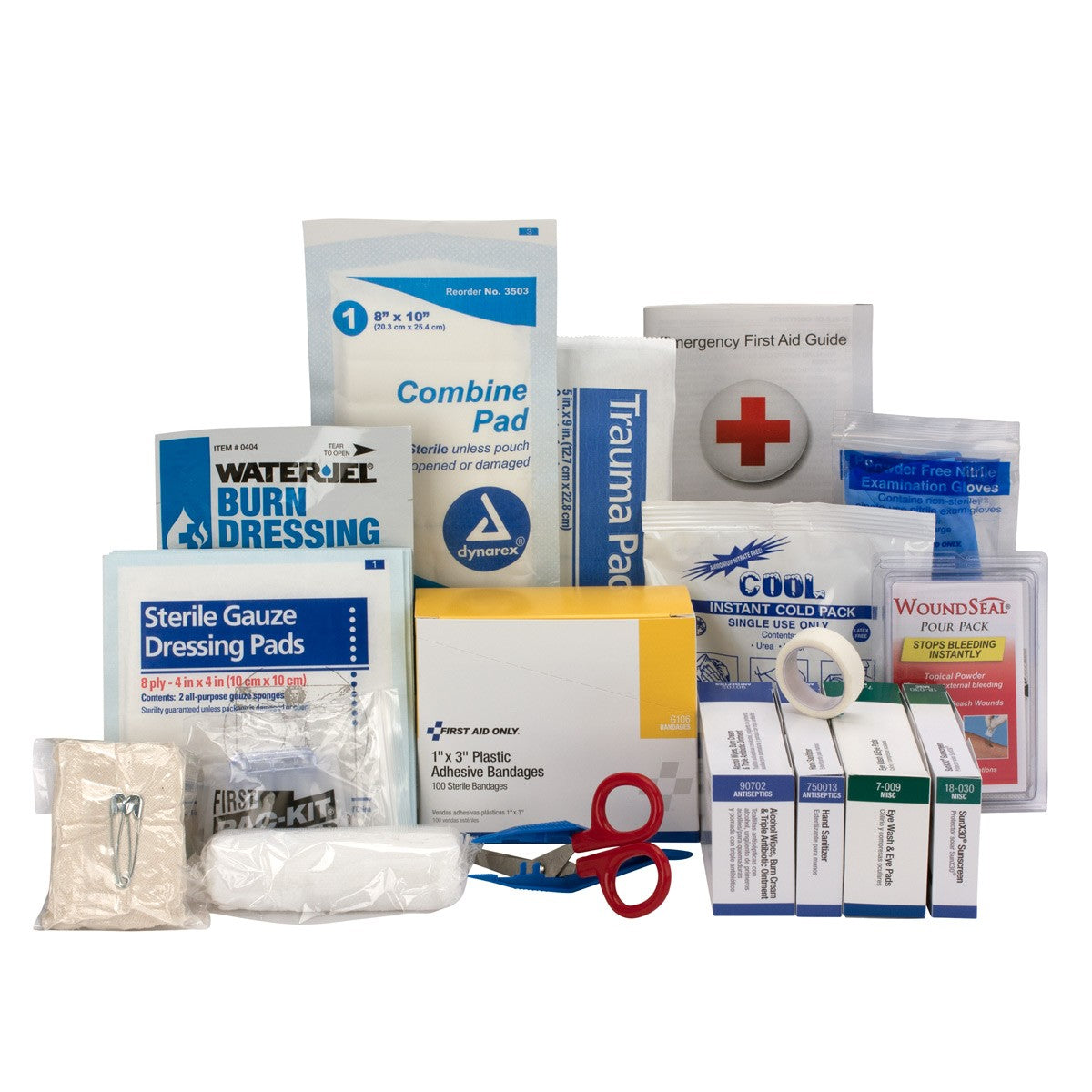 First Aid Only 25 Person Contractor ANSI A+ First Aid Kit Large Refill (4 per order)