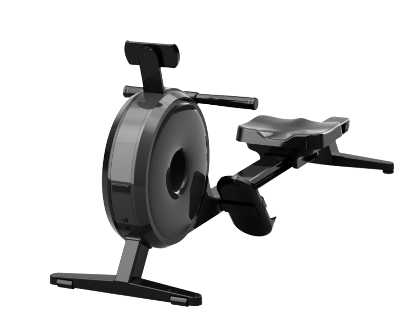 OVICX OS-ROWINGM-R200 Single Track Foldable Indoor Poly-V Belt Drive Rowing Machine With LCD Display New