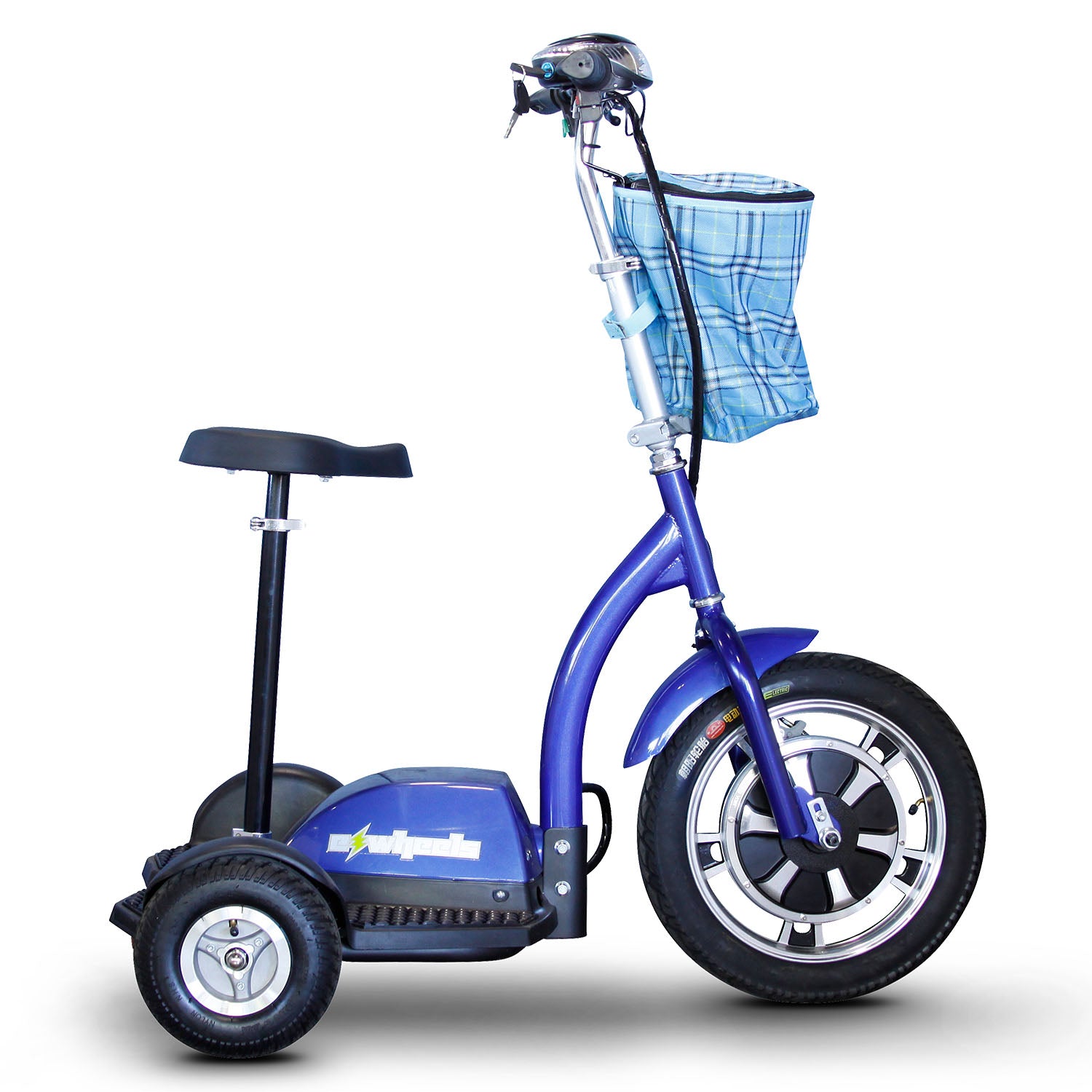 EWheels EW-18 Stand-in-Ride 3-Wheel Folding Mobility Scooter