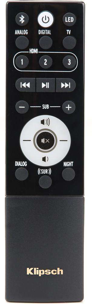 Klipsch Reference Series RSB-11 Sound Bar System 2.1 Channel 135W RMS Wireless Black B-stock