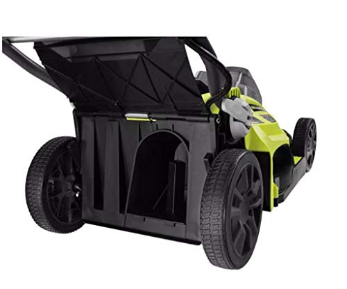 RYOBI 16 in. One+ 18-Volt Lithium-Ion Hybrid Walk Behind Push Lawn Mower Kit - with Batteries & Charger – P1121