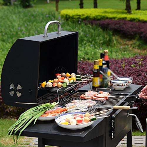 TBUDAR Barbecue Grill Large Outdoor Barbecue Home Charcoal Grill Field Barbecue Portable BBQ Grill