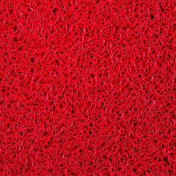 Vinyl Mesh Inlay Logo Mats 3' X 10' Red