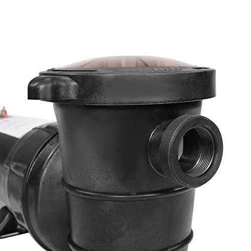 XtremepowerUS 75125 Pump Pool Above Ground 1.5HP Single Speed, Black