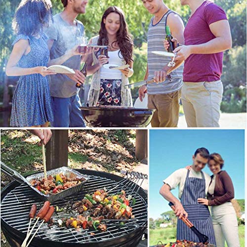 TBUDAR Barbecue Grill Courtyard Villa Outdoor BBQ 5 Or More Household Charcoal Grill Round Grill Portable BBQ Grill