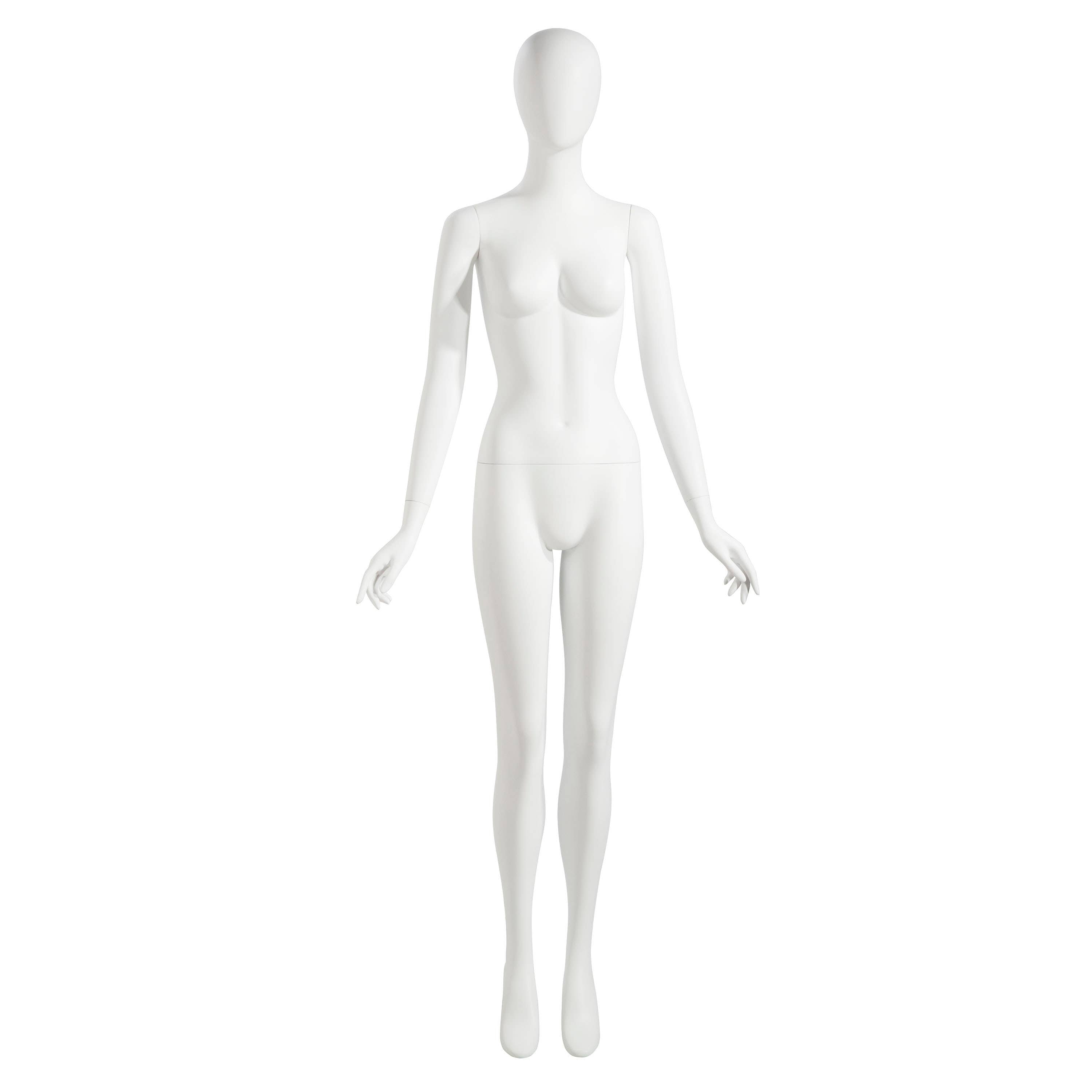 Econoco Female Mannequin - Oval Head, Arms by Side