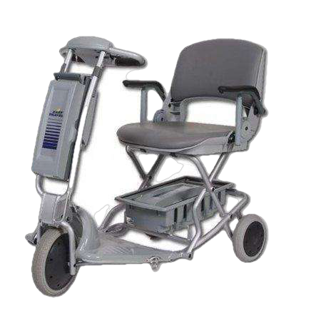 Tzora TZELITE  Elite Portable Compact Lightweight Folding Mobility Scooter Grey New