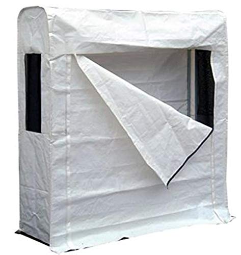 Gazebo Penguin Log Shelter 246239 Gazebos & Solariums, White