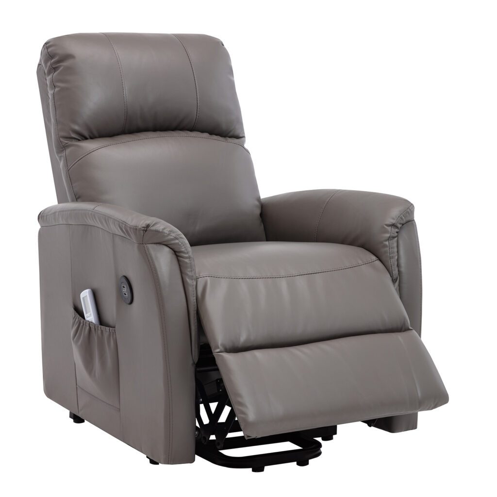 Lifesmart Luxury Leather Power Lift and Recline Massage Chair with Heat Therapy New