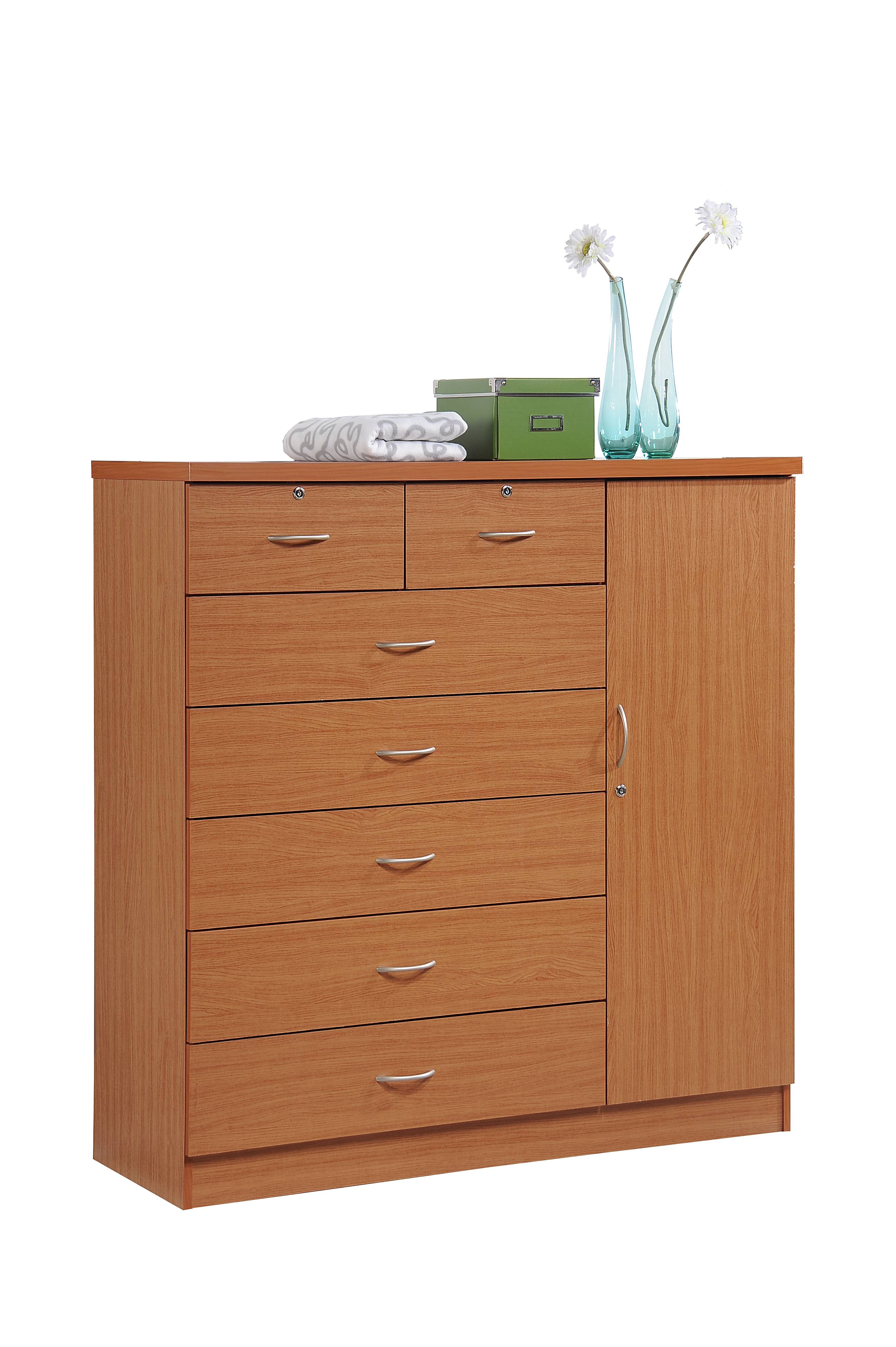 Hodedah 7-Drawer Jumbo Dresser