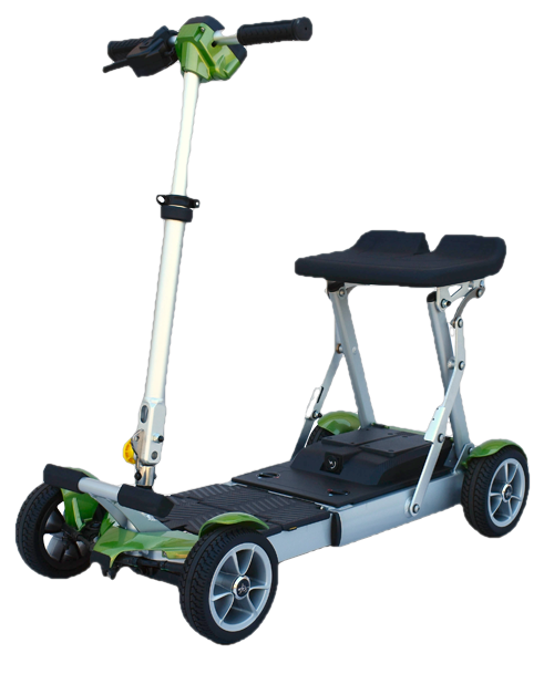 EV Rider Gypsy Folding Scooter 37 pounds Green New