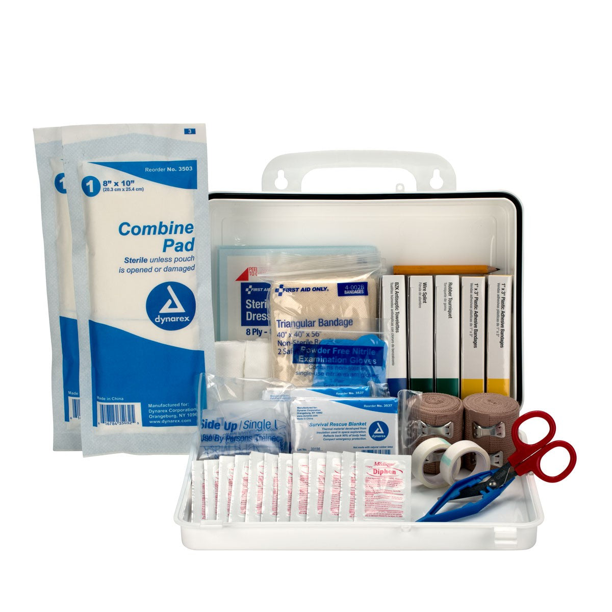 First Aid Only 25 Person Loggers First Aid Kit, Plastic Case (3 per order)